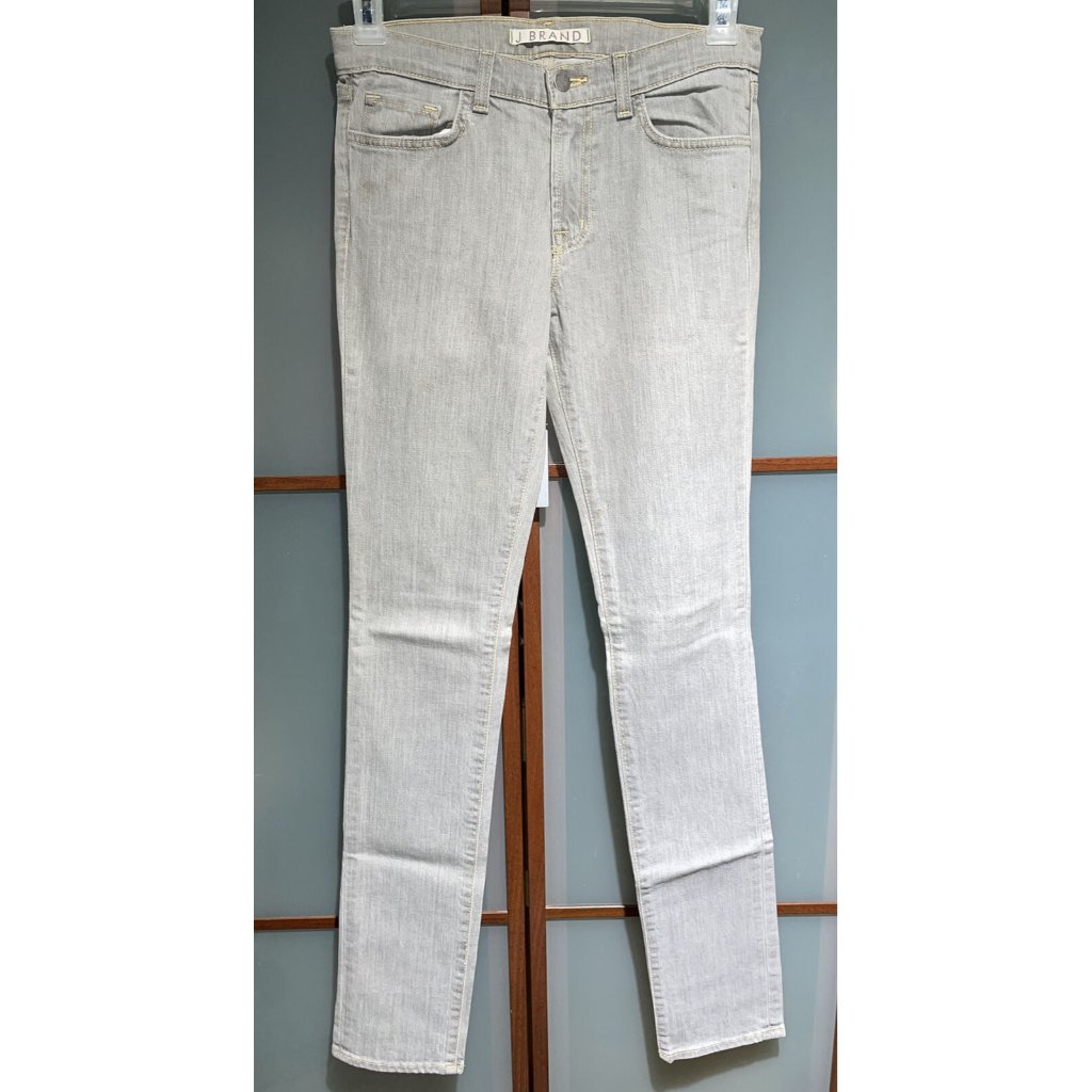 J Brand Women’s 812 Gray Cigarette Skinny Pencil Leg Stretch Denim Jeans Size 27